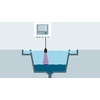 Princip ultrazvukového měření rozhraní voda–kal