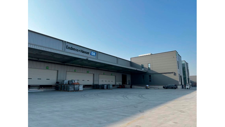 Logistické centrum Endress+Hauser se nachází ve městě Kunshan ve východní Číně a je v provozu od roku 2024.