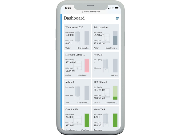 Netilion Inventory: snímek obrazovky rozhraní služby pro správu inventáře IIoT