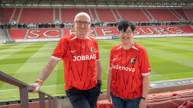 Hostitelé setkání inovátorů: Dr. Andreas Mayr a Dr. Christine Koslowská.