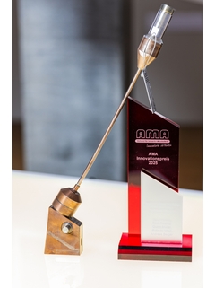 Obrázek ceny AMA Innovation Award 2025 pro Proline Prosonic Flow P 500