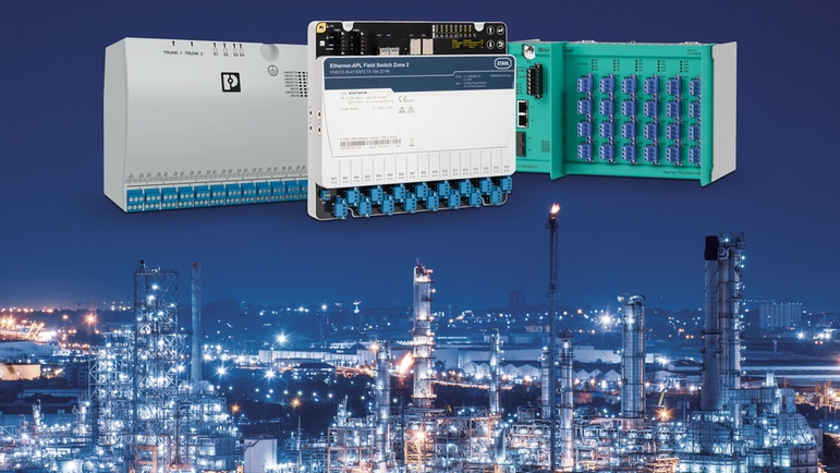 Polní přepínač Ethernet-APL od partnera Endress+Hauser, Pepperl&Fuchs
