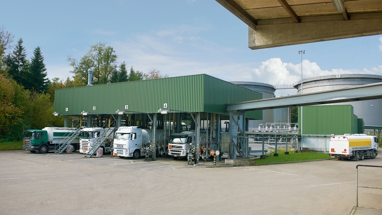 Správa terminálu, Ropa a plyn, Nakládání nákladního automobilu Správa terminálu