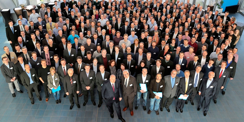 Endress+Hauser honoring its inventors at the Innovators’ Meeting 2016 in Mulhouse, France.