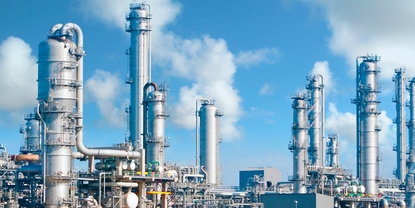 Chemical plant with a solution of Endress+Hauser