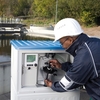 Automatický stacionární venkovní vzorkovač na ČOV Liquistation CSF48.