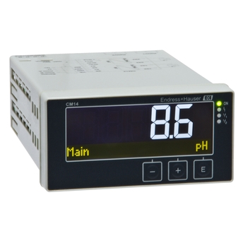 Liquiline M CM14 je základní digitální panelový převodník pro měření pH/ORP, vodivosti nebo kyslíku.