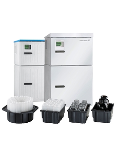 The stationary automatic water sampler is available with plastic and stainless steel housings. The stationary automatic water sampler is available with plastic and stainless steel housings.