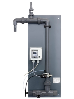 Liquiline System CAT810 - Sample preparation  for pressurized pipes and outlets, panel with timer