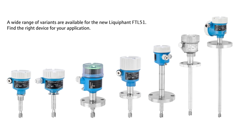 The new Liquiphant FTL51 comes with a huge variety of options