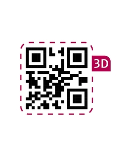 3D QR kód pro Prosonic Flow G