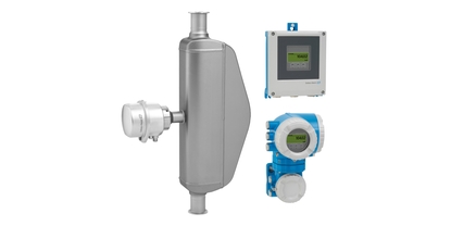 Picture of Coriolis flowmeter Proline Promass S 500 / 8S5B with different remote transmitters
