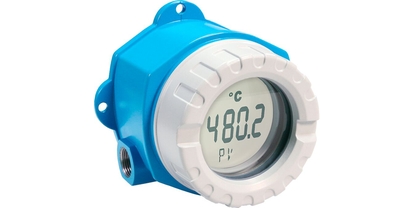 Produktový obrázek polního převodníku teploty iTEMP TMT142B s komunikací přes protokoly HART® a Bluetooth®