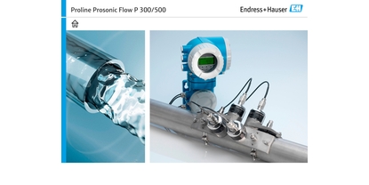 eBook cover - Proline Prosonic Flow P 500