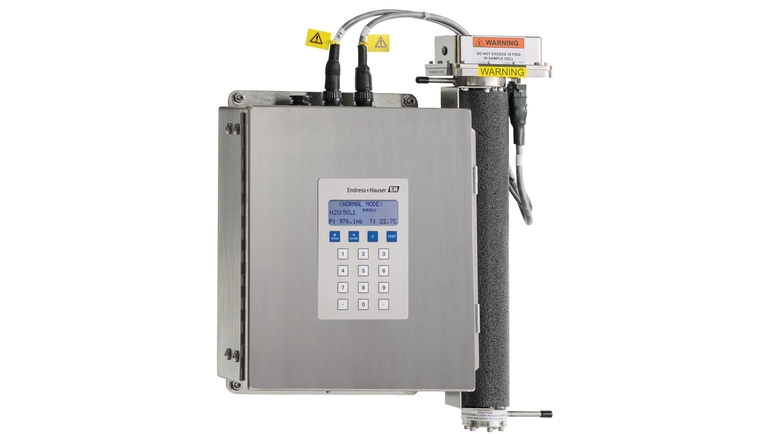 SS500 jednokanálový plynový analyzátor H2O, TDLAS, pohled zprava