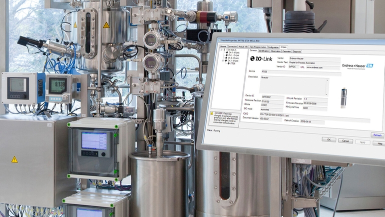 Procesní přístroje s technologií IO-Link