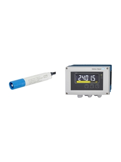 Vysílač Liquiline Compact CM72 a měřič pole RIA46