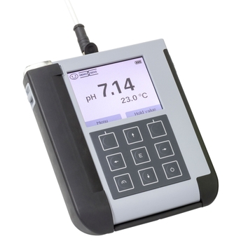 Robustní přenosný přístroj (handheld) pro měření pH a ORP, vodivosti, kyslíku a teploty.