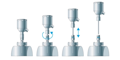 iTHERM TM411 modular hygienic thermometer with QuickNeck technology for fast process removal